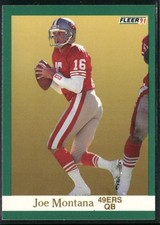 1991 Fleer #360 Joe Montana