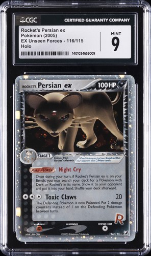 Rocket's Persian ex graded CGC 9 for sale on eBay