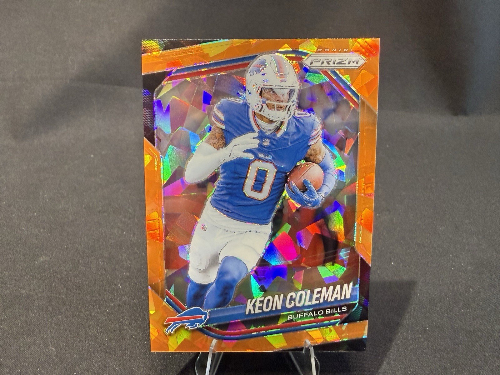 2024 Panini Prizm - Rookies Keon Coleman #362 Orange Ice Prizm (RC) Bills Rookie