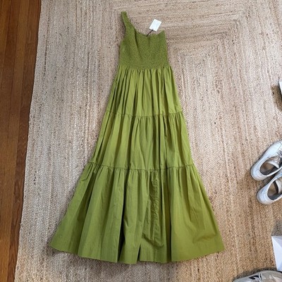 SWF Asymmetrical Maxi Green Dress Size Small