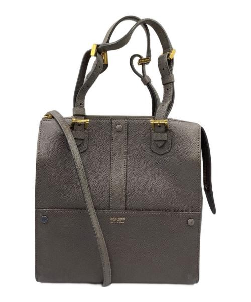GIORGIO ARMANI 2wayショルダー　レザー　バッグ　黒 ARMANI EXCHANGE A/X アルマーニ エクスチェンジ ショルダーバッグ