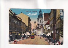 F8782) Ansichtskarte, LINZ a. D. - Landstraß...