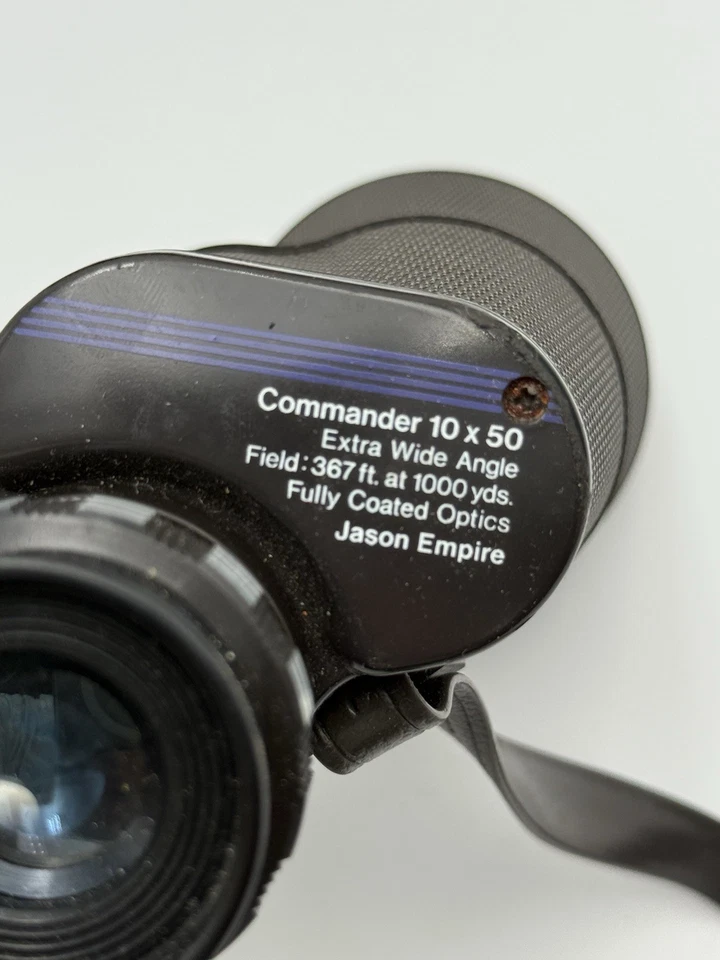 VINTAGE Binoculars Jason Empire Model 161 Commander 10X50 With Case - Image 4 of 4