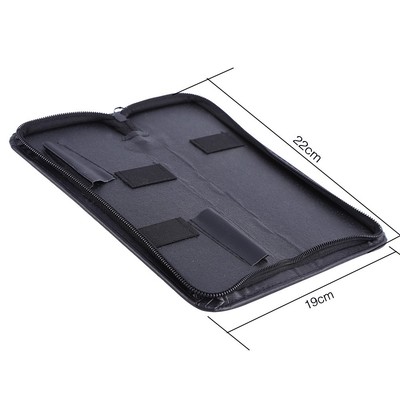 Professional PU Leather Zipper 2 Scissors Pouch Box Hairdressing Scissors T URS