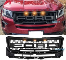 Front Grille For Ford Explorer Grill 2016-2017 Front Mesh Grille Wletterled Front Grille For Ford Explorer Grill 2016-2017 Front Mesh Grille Wletterled