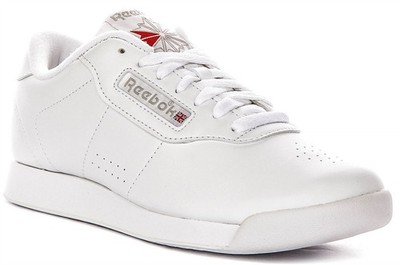 Reebok Princess Low Top Schnürschuhe Damen Sneaker In Weiß UK 4   8