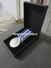 Wider Service medal FULL-SIZE Replacement Medal Court mounted Mounted in a box.