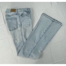 Abercrombie Kids High Rise Flare Jeans Light Wash Denim Size 13 / 14 Regular