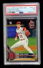 2018 topps #AA10 shohei ohtani rc; national baseball card day SSP rookie PSA 7