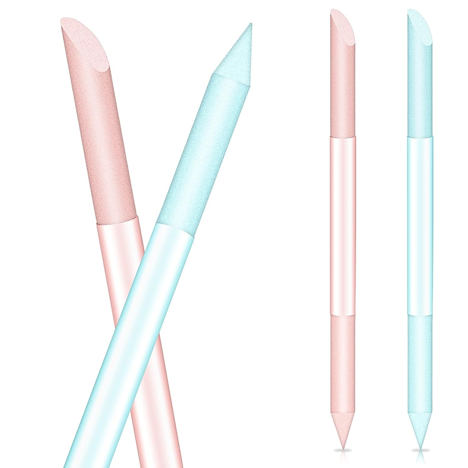 Glass Cuticle Pusher Set of 2 Nail Cuticle Remover Tool Mani