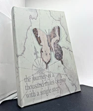 Arnie R. Fisk Box Butterfly Faux Book Art Secret Storage Stash 9 ½” High