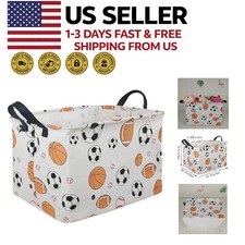 Elegant Portable Toy Storage Basket with Handles, Ideal for Nursery Organization