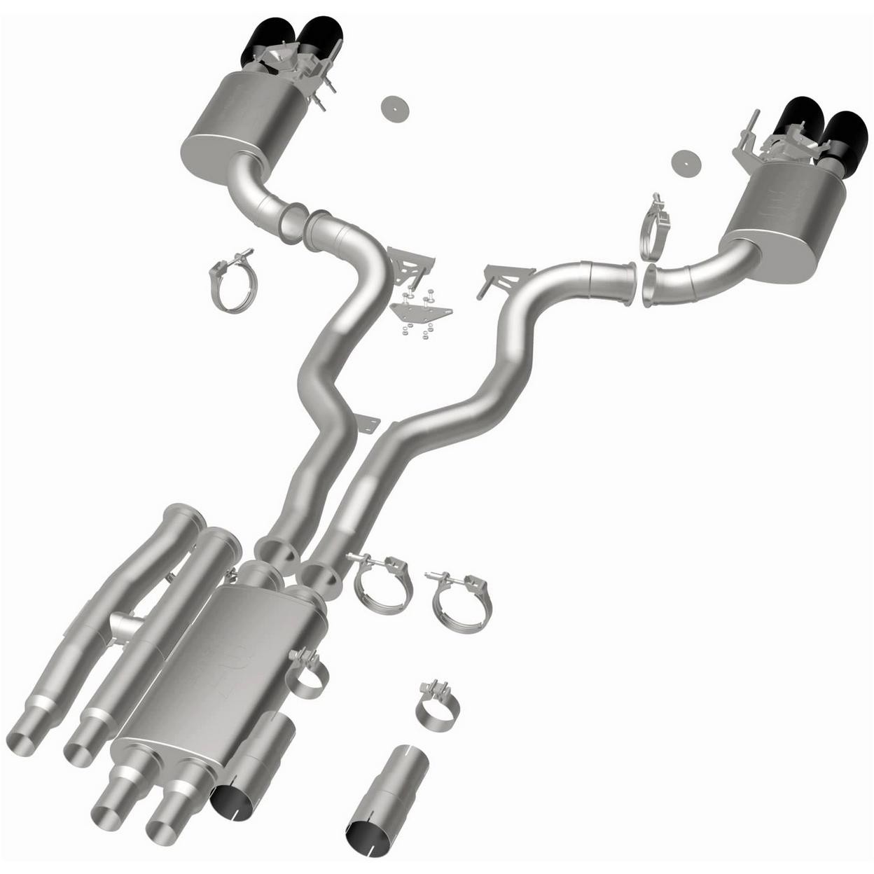 Exhaust System Kit for 2024-2025 Ford Ford GT Premium 5.0L V8 GAS DOHC