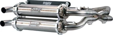 TRINITY RACING TR-4119D-SS Stainless Exhaust Systm 2014-2023 Polaris RZR XP 1000