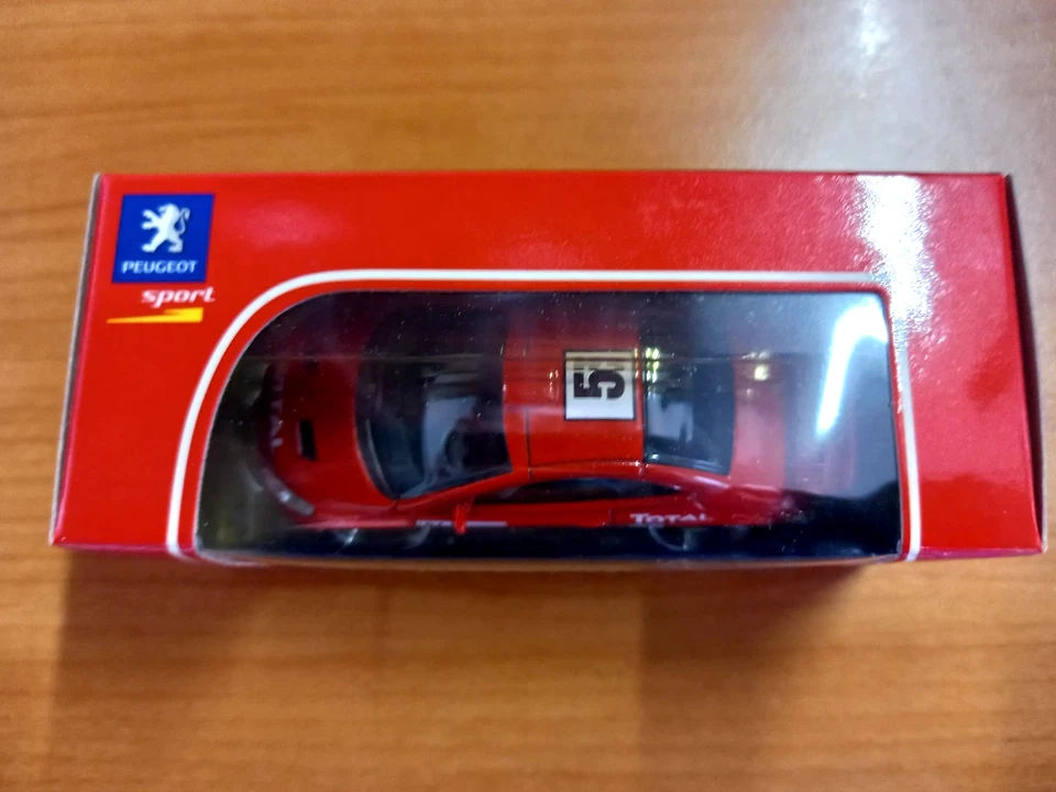 MODELLINO AUTO NOREV PEUGEOT 307 WRC SCALA 1:64 COLORE ROSSO - Immagine 4 di 4