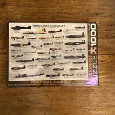 Eurographics 1000 PC Jigsaw Puzzle World War II 2 Bombers Aircraft 19x27