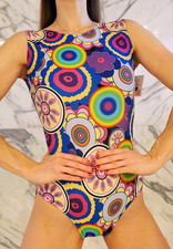 Foxy's Gymnastics Leotard Adult Small AS Competition Dance Aerialist Costume NWT