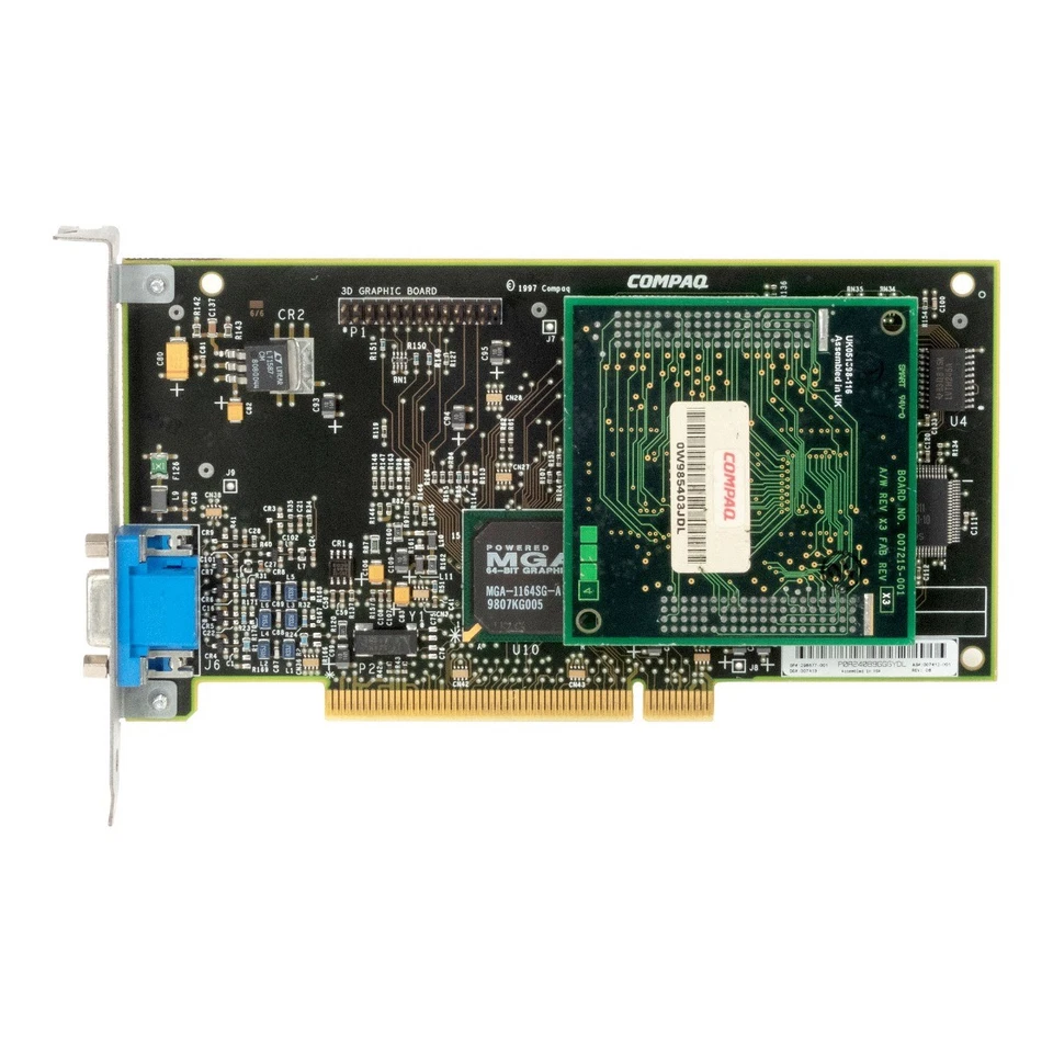 Card Compaq 295577-001 007412-001 2MB PCI VGA + 2MB 007215-001 - Image 3 of 3