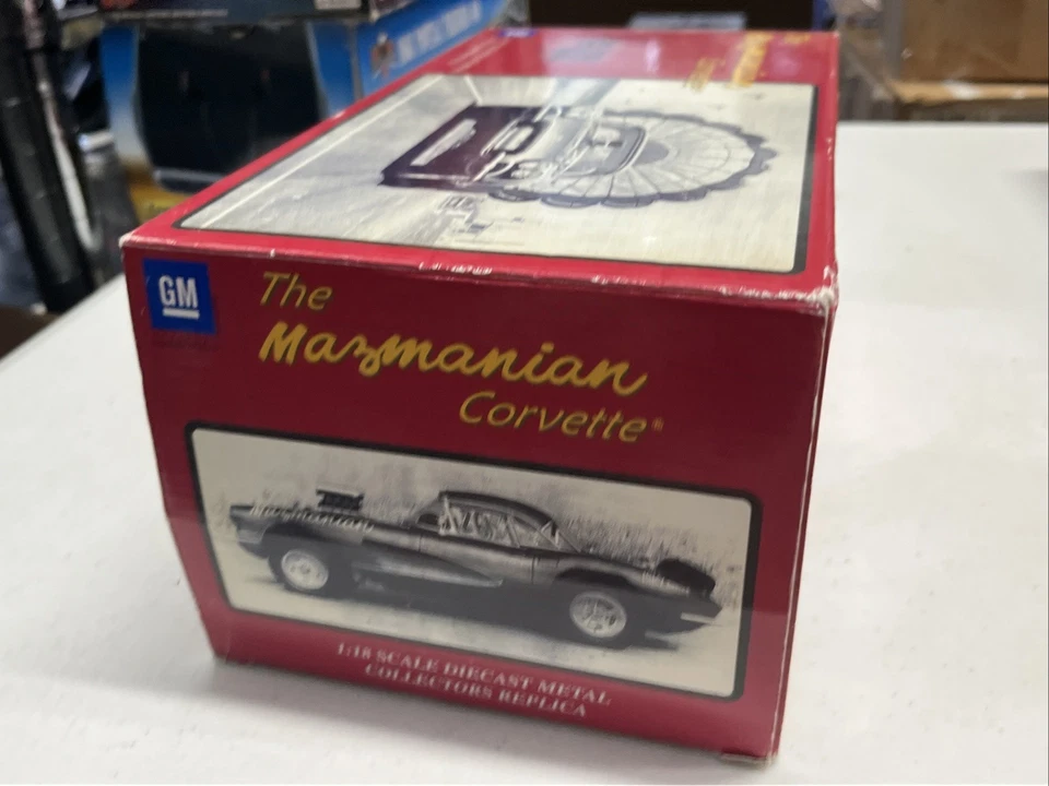PRECISION MINIATURES 1961 CORVETTE THE MAZMANIAN DRAG CAR DIECAST!! NEW IN BOX! - Image 4 of 4