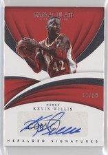 2017 Panini Immaculate Heralded Signatures 88/99 Kevin Willis #HS-KWL Auto uk5