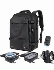 Black Expandable Carry-On Travel Backpack 21i...