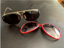 Rare! Vintage 1981 Porsche Carrera (5631) Sunglasses with Interchangeable Lenses