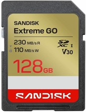 SanDisk - SDSDXGN-128G-GNCIN - SanDisk 128 GB Class 10/UHS-I U3 V30 SDXC -