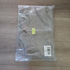 Janie and Jack Boys The Stripe Sweater Jacket Size 8 grey heather