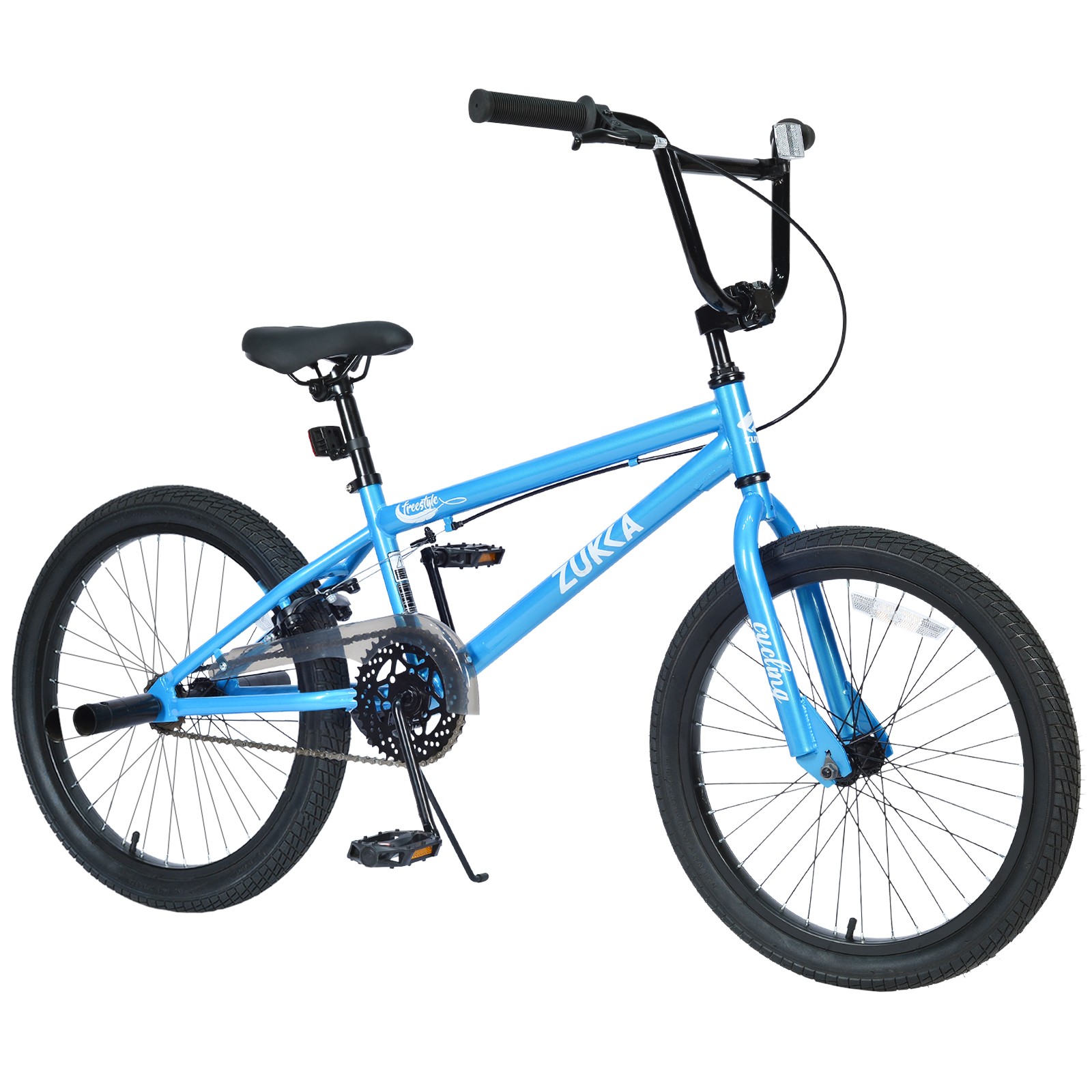 20" Kids Bike 1-Speed Freestyle Children Bicycle for Aged 7+ Rear Caliper Brake