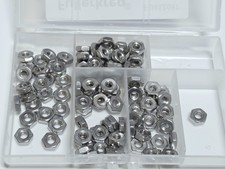 8-32 Stainless Steel Hex Machine Screw Nut 100pcs