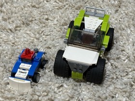 Lot 2 LEGO CREATOR 3 In 1 Rocket Truck 31103  &  Creator Blue Racer 31027