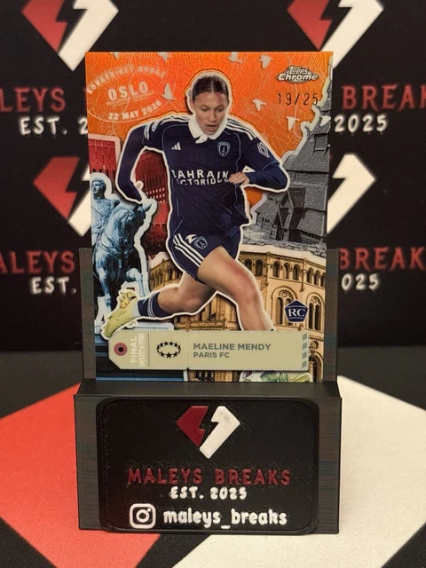 Topps Chrome UWCL 2025/26 Final Destination Maeline Mendy Rookie /25 Paris FC RC