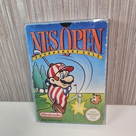 Official Nintendo Nes NES Open Tournament Golf UK PAL Sleeve Foam Box Protector 