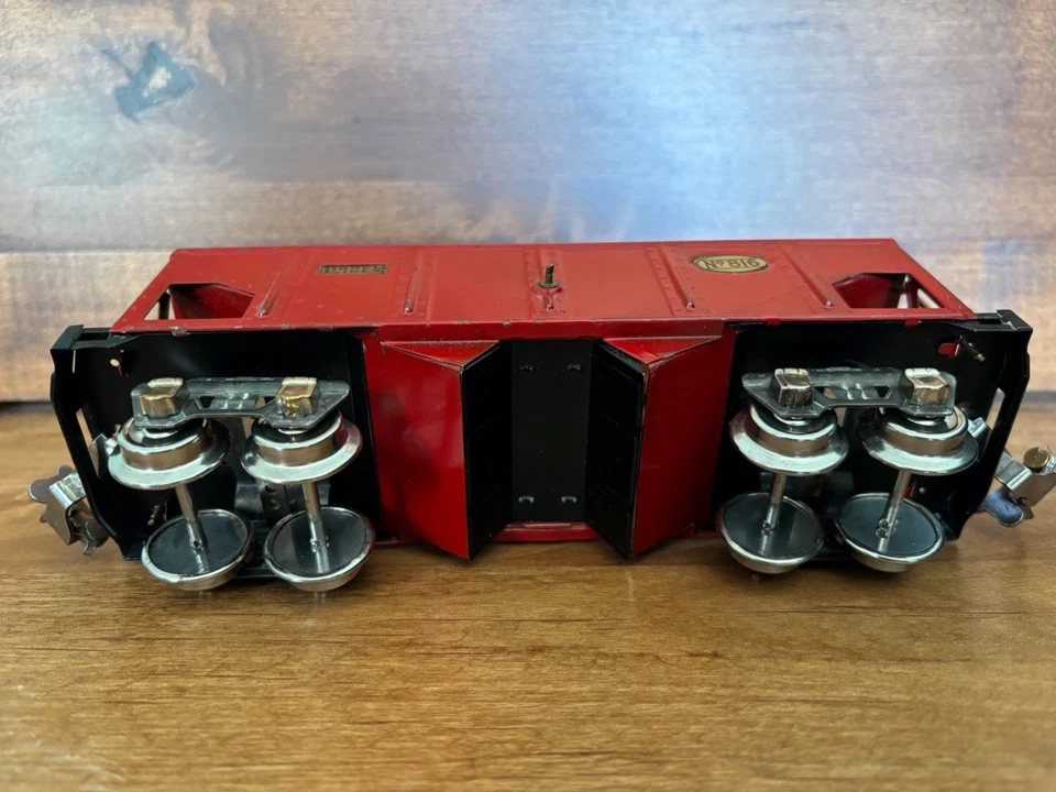 Lionel Pre-War 816 Red Hopper Car Original Very Good C6 Condition - Image 4 of 4