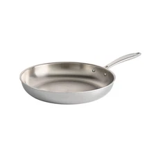 Seattle Tri-Ply Clad Stainless Steel 12-Inch Large Frying Pan, Induction-Read...