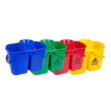 Double Mop Bucket & Wringer 6 + 8 Ltr = 14 Litre 102950