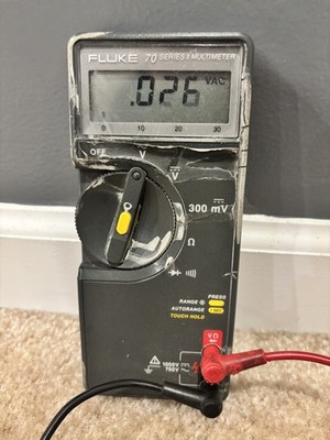 Fluke 70 Series II Multimeter Digital Handheld Multi-Meter - Tested & Works