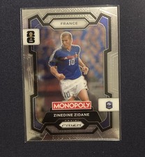 Zidane Panini 2026 Monopoly Prizm FIFA World Cup Zinedine Zidane France #9 Zizou