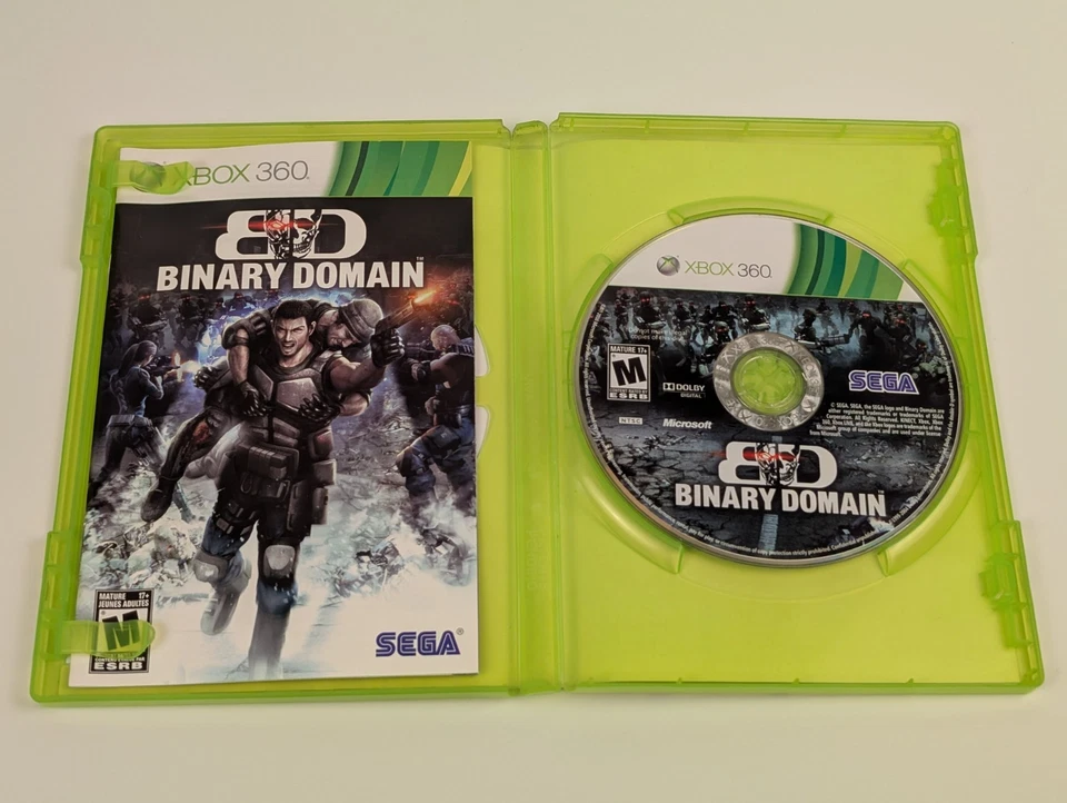 Binary Domain (Microsoft Xbox 360, 2012) ➡️CIB Complete - Tested & Working 🎮 - Image 3 of 4