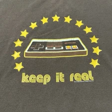 Nintendo “Keep It Real” NES Controller Graphic Tee – Size L. Vintage 2003