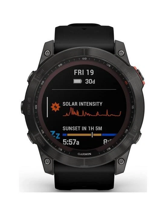 Garmin Fenix 7X Zaffiro Solare Orologio GPS Multisport 51MM Ardesia - Immagine 2 di 4