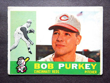 Bob Purkey #4 Topps 1960 Baseball Card (Cincinnati Reds)*