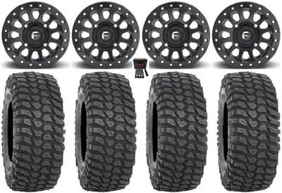 Fuel Vector Beadlock 15'' Wheels 35'' XCR350 Tires Can-Am Maverick X3