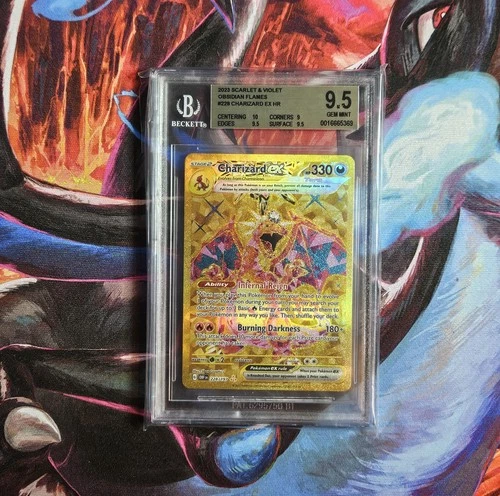 2023 Scarlet & Violet Obsidian Flames 228/197 Charizard EX HR BGS 9.5