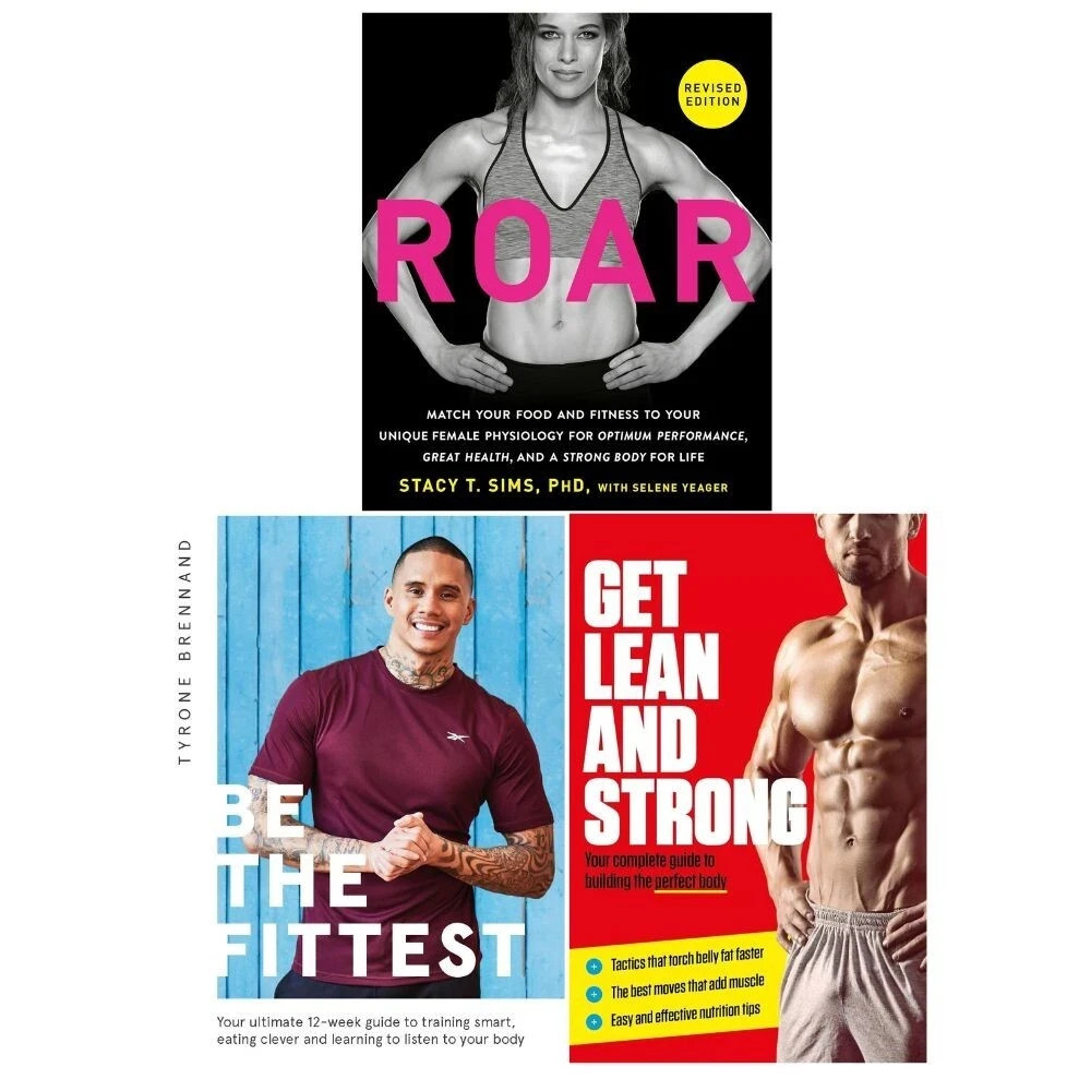 Get Lean And Strong,ROAR,  Be the Fittest 3 Books Collection Set
