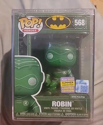NEU Funko Pop! Heroes: Robin (Green Blueprint Deco) (LE 2010) 2025 SDCC #568