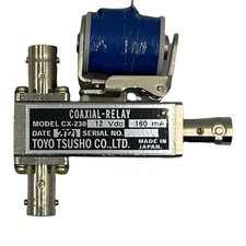 CX230 Tohtsu SPDT Coaxial RF Relay Switch 12Vdc BNC DC-1Ghz