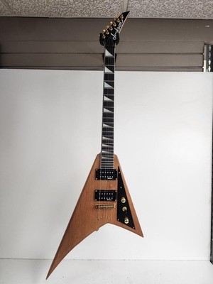 Jackson JS Series Rhoads JS32T FSR Flying V, Natural Oil Electric Gu (P24033528)