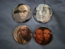 4 - Vintage Star Trek: Deep Space Nine Pin Back Buttons