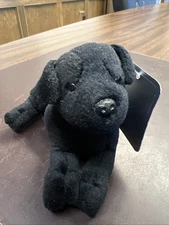 Stuffins License No. K-9 | Labrador Retriever Black Lab Plush  | VTG 1997
